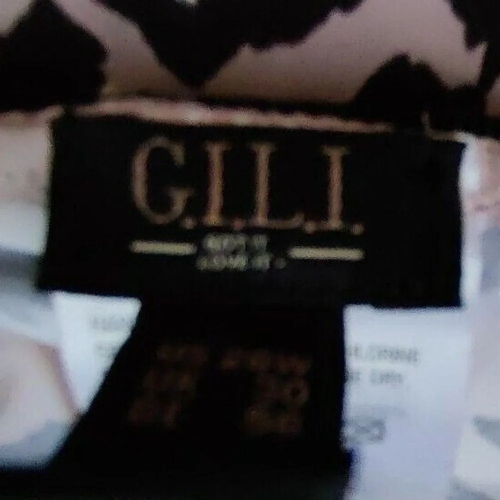G.I.L.I.‎ Mauve Leopard Print Peplum Tankini Swim Top Womens Plus Size 26W